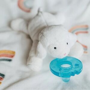 NWT WubbaNub Baby Little Lamb Pacifier
